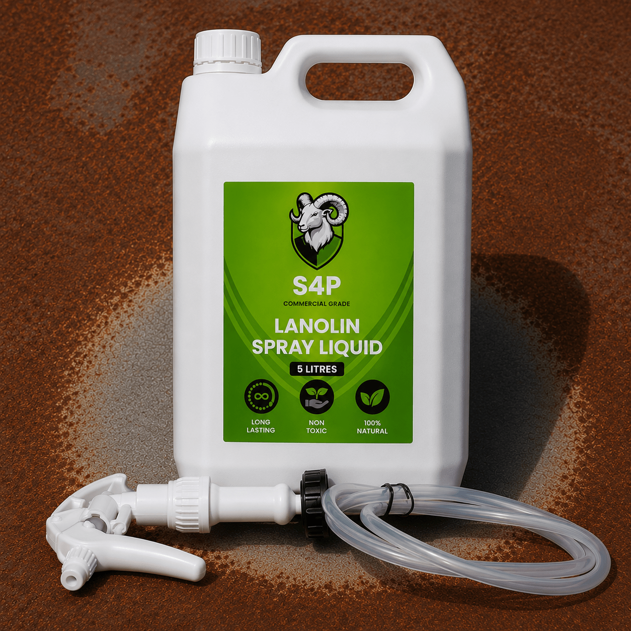 S4P Lanolin Spray Liquid 5 Litre with Sprayer
